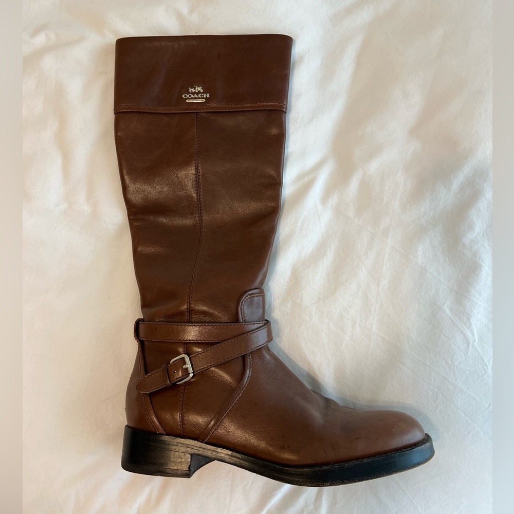 Coach knee-high boots